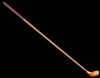 Brassie - Transitional hickory-shafted socket-head club
