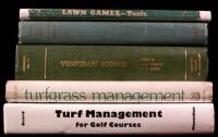 Lot of 5 turfgrass and turf management books