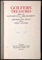 Golfers' Treasures, Being an Alphabetical Arrangement of Theories and Hints from Great Golfers