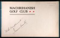 The Machrihanish Golf Club, on the Shores of the Atlantic