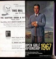 The Open Golf Championship, six official programs from 1960-1971, bound together, from the library of Peter Dobereiner