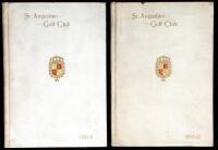 St. Augustine Golf Club [Yearbooks] (Allied Member of the U.S. Golf Association), 1909-10 [and] 1910-11