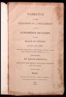 Narrative of the Operations of a Detachment in an Expedition to Candy in the Island of Ceylon, in the Year 1804