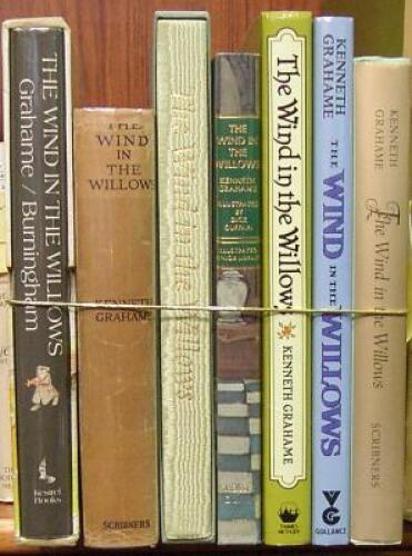 Lot of seven editions of Wind in the Willows