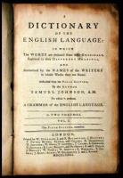 A Dictionary of the English Language