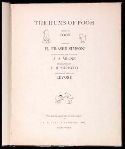 The Hums of Pooh