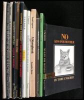Lot of 22 volumes illustrated by Tomi Ungerer, many written by him as well