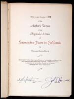 Seventy-five Years in California. A History of Events and Life in California: Personal, Political and Military; Under the Mexican Regime; During the Quasi-Military Government of the Territory by the United States, and after the admission of the State to t