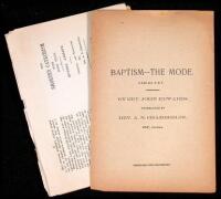 Two booklets in Cherokee on religious subjects