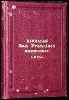 The San Francisco City Directory...September 1, 1850