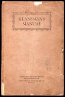 Lot of two Ku Klux Klan items
