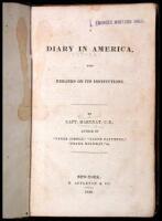 A Diary in America, with Remarks on Its Institutions