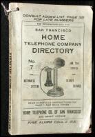San Francisco Home Telephone Directory No. 7, Jan. 5th, 1910