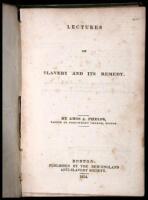 Lectures on Slavery and Its Remedy