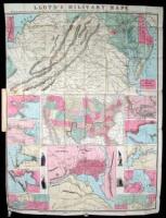 Lloyd's Military Map, Containing the Principal Places of Interest, compiled from Official Data by Egebert L. Viele and Charles Haskins, Military and Civil Engineers