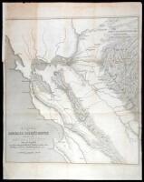 Sketch of General Riley's Route through the Mining Districts July and Aug. 1849