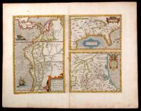 Peruviae Auriferae Regionis Typus. Didaco Mendezio Auctore [on sheet with] La Florida. Auctore Hieron. Chiaves [and] Guastecan Reg.