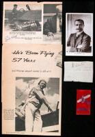 Lot of 4 items from early aviators
