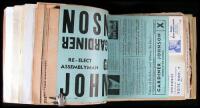 Gardiner Johnson's original archival "Campaign File" used during the Primary Election, May 16, 1944 and General Election, November 7, 1944 for the 18th Assembly District, Berkeley, California, containing numerous letters, newspaper articles and other ephe