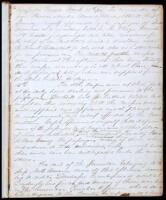 Manuscript diary/journal commenced March 12, 1852, at Acapulco, and continuing on to San Francisco, Sacramento, etc.