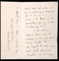 Autograph Letter, signed by Remington, to a Mr. Secer
