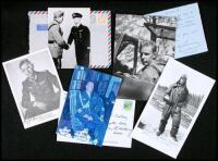 Collection of approximately 28 photographs, letters and other items mostly signed by German and Finnish soldiers