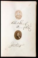 Photograph album of historic and famous people of the United States