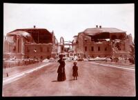 Approximately 74 sepia tone silver photographs of the San Francisco earthquake and fire of 1906, with its aftermath, and approx. 115 color photographs of the earthquake and fire of 1989