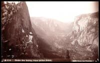 Lot of two albumen photographs of Yosemite, and two stereo views, by I.W. Taber