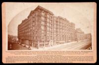 Lot of three albumen photographs of San Francisco buildings and hotels