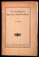 Die Grundlage der allgemeinen Relativit&auml;tstheorie