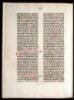 Single leaf from the Gutenberg Bible - 2