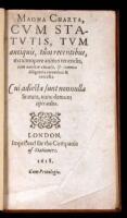 Magna Charta, cum statutis, tum antiquis...