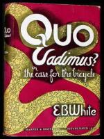 Quo Vadimus? or the Case for the Bicycle