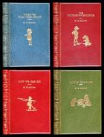 Set of four first editions in the Christopher Robin series, finely bound