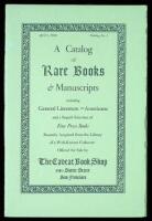 A Catalog of Rare Books & Manuscripts...