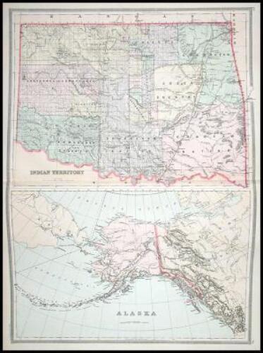 Bradley's Atlas of the World for Commercial and Library Reference...With Isometric Index to Each Map