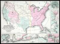 Johnson's New Military Map of the United States Showing the Forts, Military Posts & All the Military Divisions with Enlarged Plans of Southern Harbors...