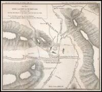 Sioux Campaign, Winter 1890-'91. Maj. Gen. Nelson A. Miles, U.S.A. Commanding. Map No. 3, Scene of the Fight with Big Foot's Band, December 29, 1890, Showing the Position of the Troops When First Shot was Fired, from sketches made by Lt. S.A. Cloman, Acti