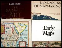 Lot of four large volumes on maps and mapmaking