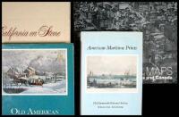 Lot of four volumes on American prints