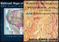 Lot of two volumes on railroad maps and related atlases