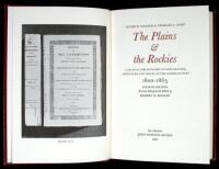 The Plains and the Rockies: A Critical Bibliography of Exploration, Adventure and Travel in the American West, 1800-1865