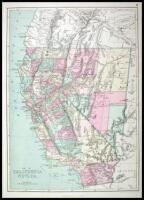 Map of California and Nevada