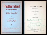 Troubled Island: An Opera in Three Acts by William Grant Still, libretto by Langston Hughes