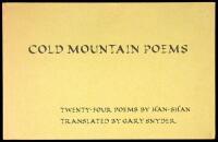 Cold Mountain Poems