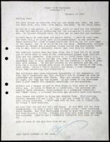 Typed Letter, signed by Edgar Rice Burroughs as "Papa" to his daughter Joan from Hawaii during his military service
