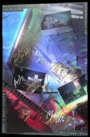 Rock and Roll Hall of Fame and Museum 1993 poster, signed by six Hall of Fame musicans