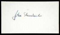 Signature of John Steinbeck