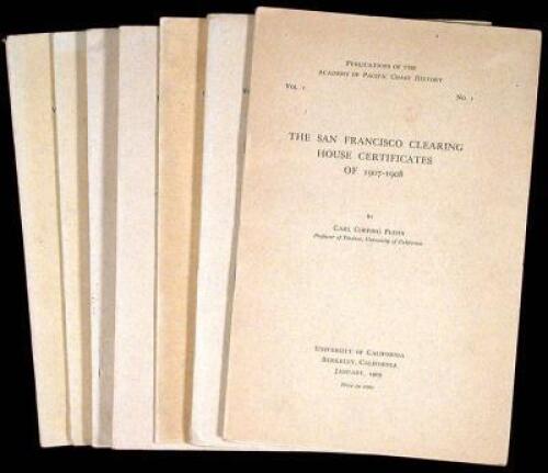 Publications of the Academy of Pacific Coast History
